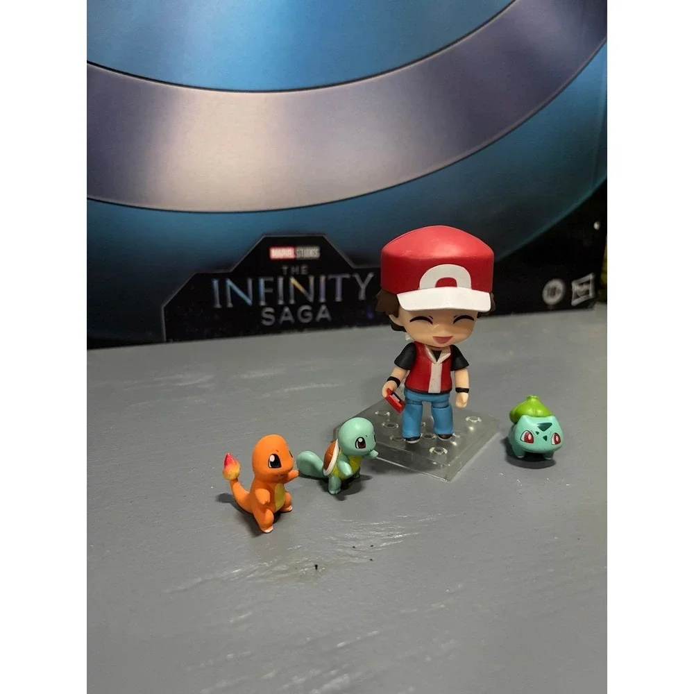 Good Smile - Nendoroid - Pokemon Red Trainer w/Charmander, Squirtle, Bulbasaur